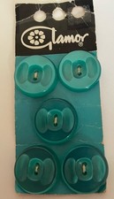 Vintage Turquoise Buttons 20mm