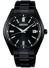 Seiko Selection SBTM325 JDM Solar Radio-Controlled Black Dial 39.5 SS Mens Watch