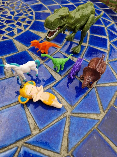 Collection toy dinosaurs - collection, of