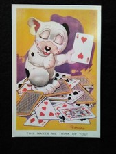 BONZO - COMIC POSTCARD by G E STUDDY from 1981 - UNUSED