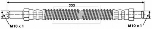 Brake hose rear - for, rover