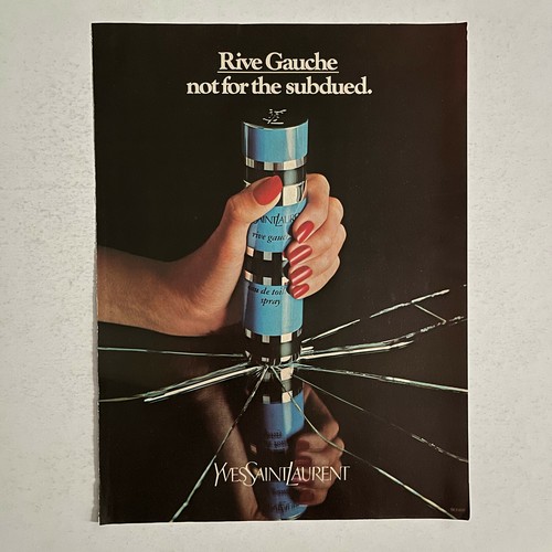 Rive gauche fragrance advert - gauche,