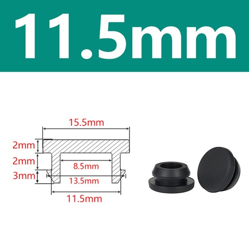 Snap hole plug - snap-on, round