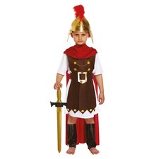 Kids Roman General Fancy Dress Costume - Gladiator Halloween Book Week UK