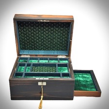 Fine Victorian coromandel jewellery box.