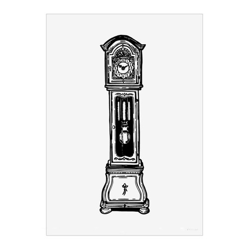 Grandfather clock wall - 'grandfather,