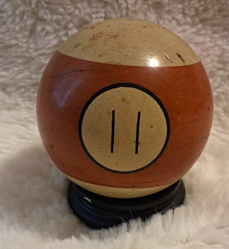 Antique clay billiard - antique,