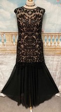 Black Sequin Dress 16 18