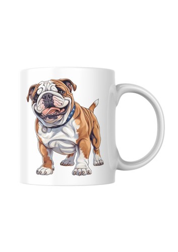 English bulldog dog mug - english,