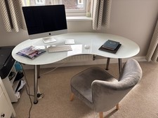 Large IKEA Glass Desk Galant  Modern