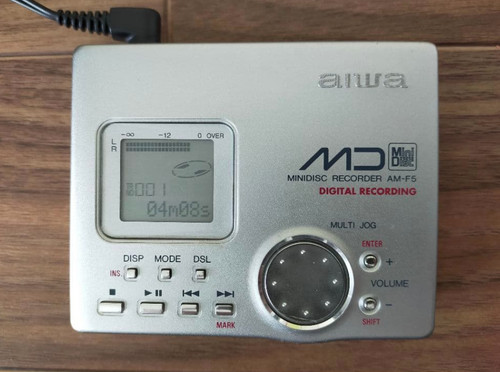 Aiwa portable minidisc - am-f5,