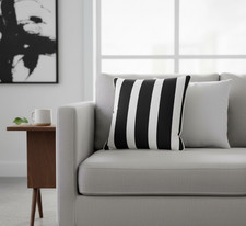 Black and White Cushion Cover