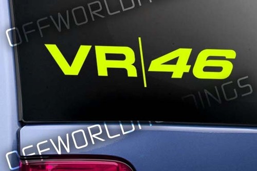 Rossi sticker decal - rossi, vr