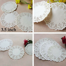 100pcs Creative Vintage Napkin Lace Paper Doilies Cake Holder Crafts Doyleys