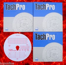 HAUG 125 Kmh 100 x BLACK Tachograph Combi Charts