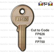 FP Classic / Vintage Car Keys Cut to Code,  Key codes FP626 to FP750