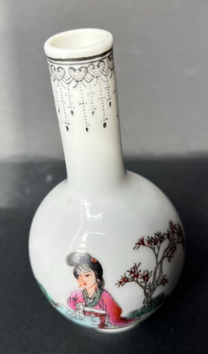 Small chinese porcelain bottle - chinese,
