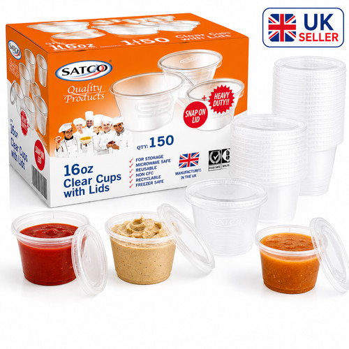 Satco round plastic food - satco,