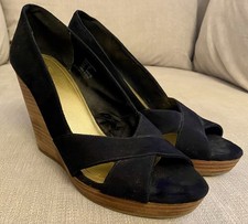 H&M Black Suedette Crossover