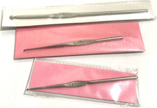 3 x Vintage Crochet Hooks. Worrall's Aero 10. Star 3 1/2. Archer 2 = 16. UK. VGC