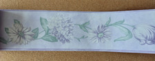 3 x ROLLS (& I x PART ROLL) of SEBASTIAN DESIGNS FLORAL WALLPAPER BORDER
