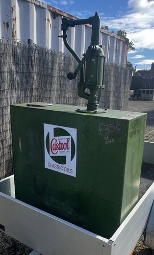 Castrol oil dispenser tank - castrol,