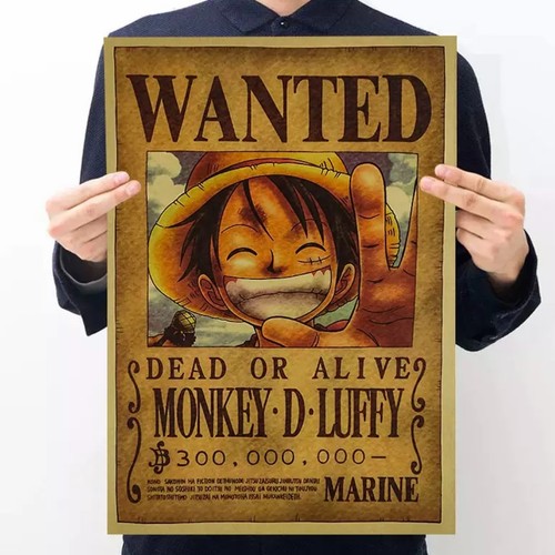 One piece wanted - wanted, posters