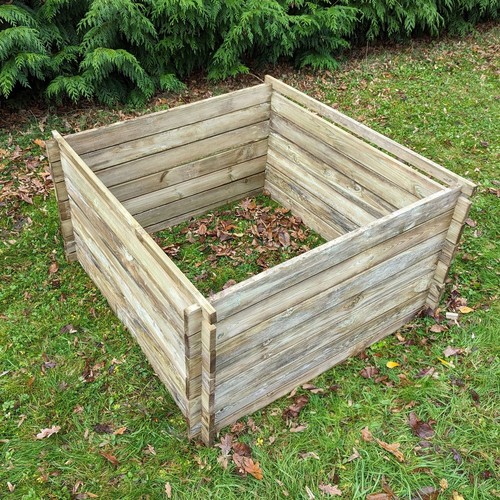 Wooden compost bin - compost, 373l