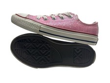 Junior Converse Chuck Taylor All-Star OX Low Shoes Size 13C Pink 663628C