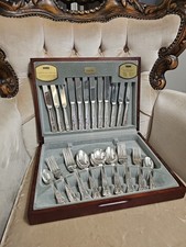 VINERS SILVER PLATED KINGS ROYALE CANTEEN CUTLERY SET Service For 6 Persons