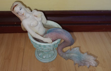 Vintage Resin Mermaid Bathing