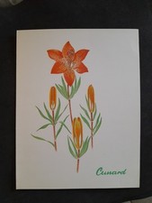 1963 Cunard RMS Queen Mary Luncheon Menu