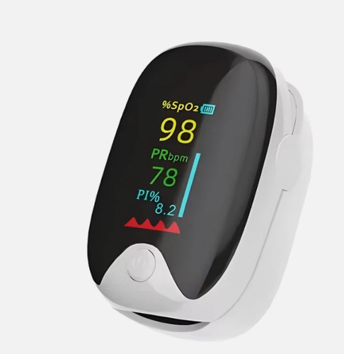 Finger pulse oximeter blood - pulse,
