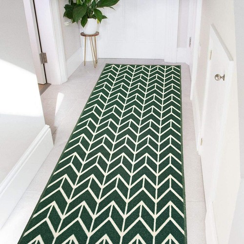 Very long hallway - long, rug