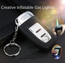 Audi  Lighter  Black And Silver With Torch  Windproof