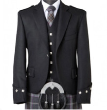 Scottish Argyle Kilt Jacket/