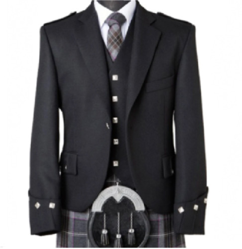 Scottish argyle kilt - scottish, jacket/