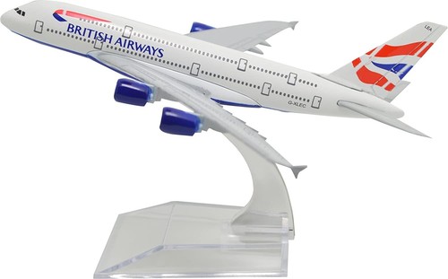 16cm british airways a380 die - british,