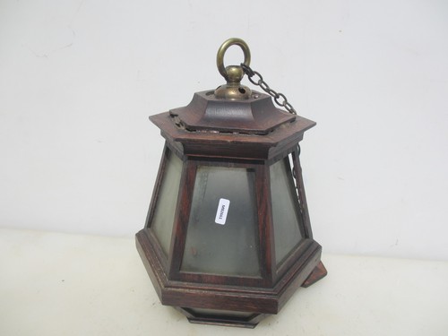 Vintage wood porch lantern - vintage,