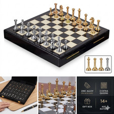 Luxury Metal Chess Set Zinc
