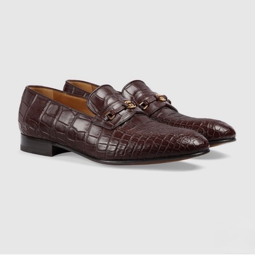 Gucci burgundy alligator - burgundy,