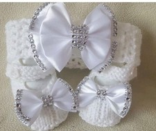 Hand knitted Romany Bling baby