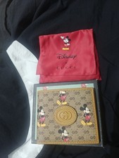 GUCCI x Disney Mickey Mouse GG Bifold Wallet No Coin Case New No Tags & Box JP