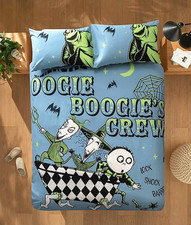 Nightmare Before Christmas Oogie Boogie Crew Duvet Set Lock Shock Barrel Bedding