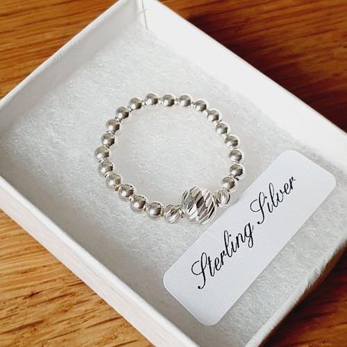 Sterling silver disco stretch - disco,