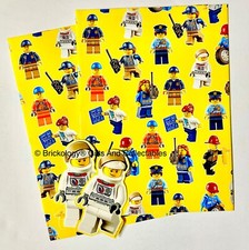 Lego Wrapping Paper Minifigure