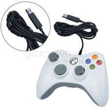 Boxed white&black brand new USB wired controller suitable for xbox360pcs windows