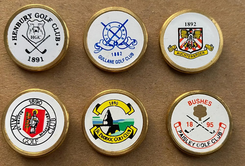 Collection old dated golf - collection, of