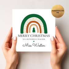 Personalised Teacher Christmas