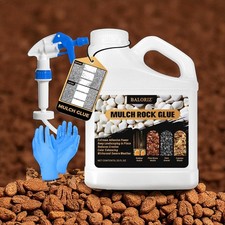 35oz Mulch Glue Baloriz Mulch and Rock Glues Landscaping Gravel Adhesive Garden